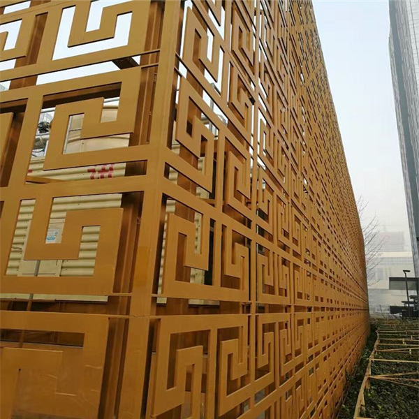 四川成都雕刻鋁單板廠2.5mm藝術圖案鋁單板室外氟碳雕花鋁單板價格