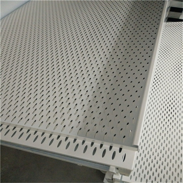 湖南東風日產沖孔勾搭鋁單板啟辰店白色微孔吊頂鍍鋅天花