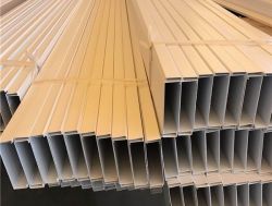 山東金騰達(dá)鋁方通廠家條形U口鋁方通停車場白色u形鋁方通吊頂