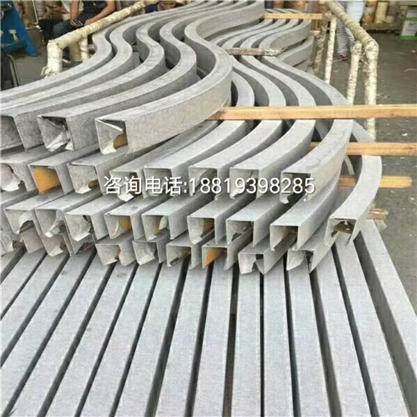 福建弧形鋁方通廠家 拉彎弧形鋁方通 藝術造型弧形鋁方通