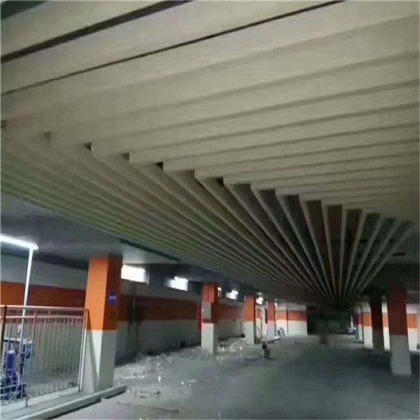 u形鋁方通木紋鋁方通吊頂 (6)