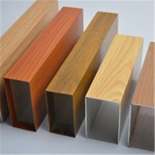 廣東鋁方管廠家 辦公樓外墻鋁方管 木紋鋁方管價格