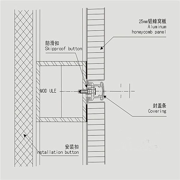 廣東金騰達蜂窩鋁板鋁蜂窩板幕墻 (2)