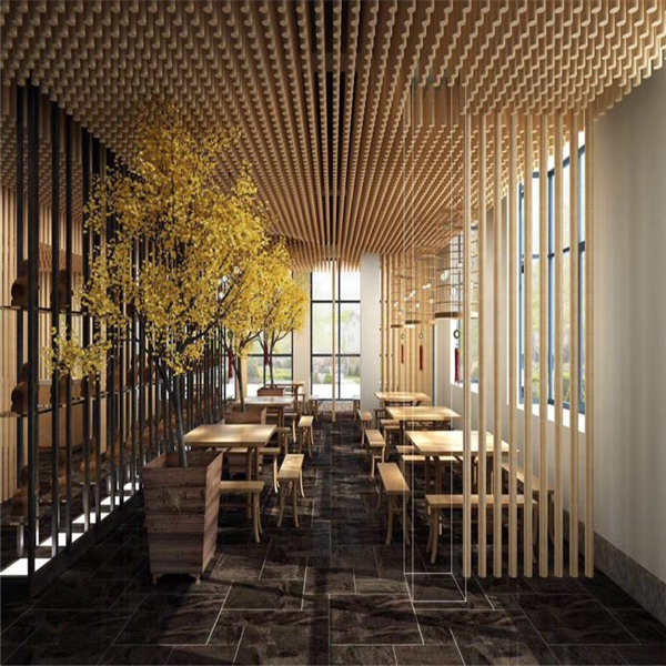 陜西鋁圓管廠家 地鐵站木紋鋁圓管吊頂 優質圓管天花材料 鋁合金圓管吊頂建筑