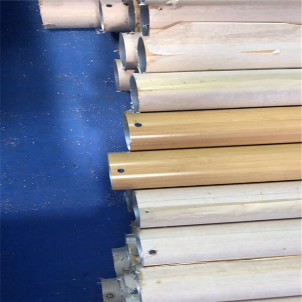 新疆鋁圓管廠家 6061不同表面處理木紋鋁圓管60mm 規格任意定制