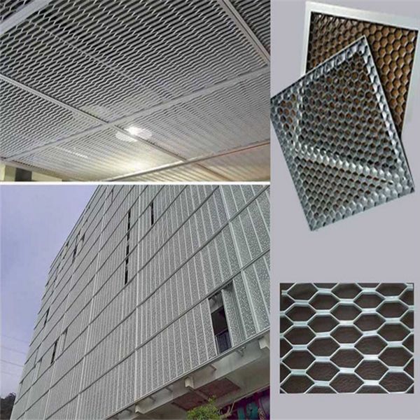 拉伸網(wǎng)格鋁天花廠家 氟碳鋁網(wǎng)格天花 (10)