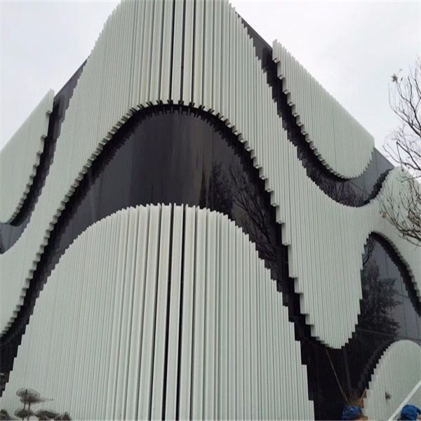 白色外墻裝飾鋁方通