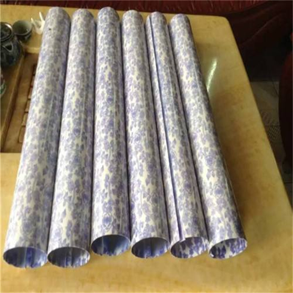 湖南鋁圓管廠(chǎng)家 青花瓷鋁圓管 鋁合金型材 彩色鋁圓管天花