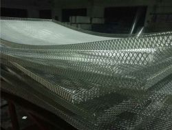 廣東網格鋁天花廠家 室內吊頂鋁拉網 網格勾搭鋁單板拉網幕墻鋁單板裝飾