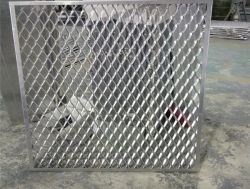 江西網格天花廠家 鋁制邊框型鋁網格板 拉伸菱形網格鋁單板 拉網鋁天花